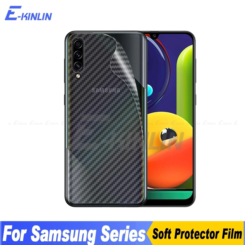 3D углеродное волокно задняя крышка протектор экрана для samsung Galaxy A30s A20s A10s A50s A70s A20e наклейка защитная пленка не стекло