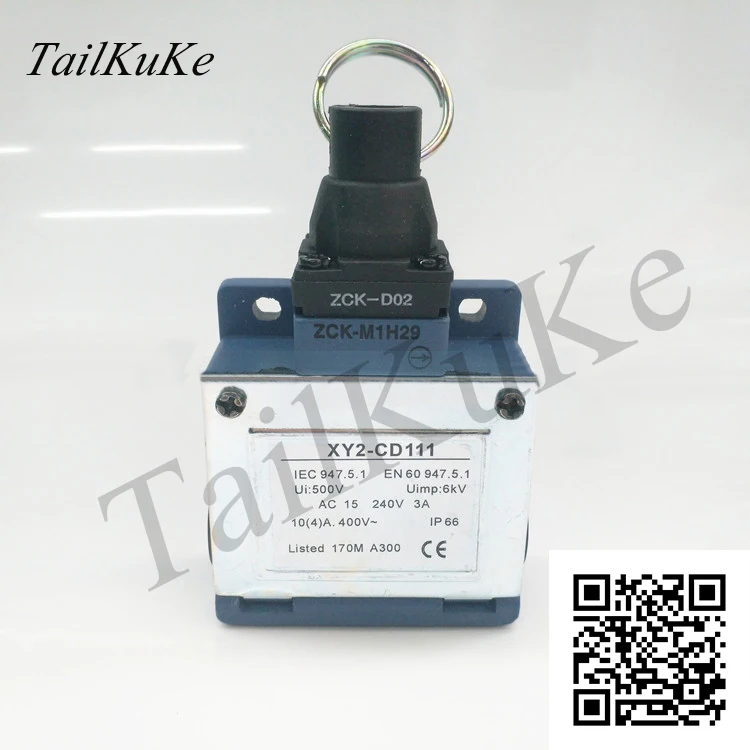 

Pull Rope Switch XY2-CD111 Emergency Stop Safety Pull Switch XY2CD111 Travel Switch Limit Switch