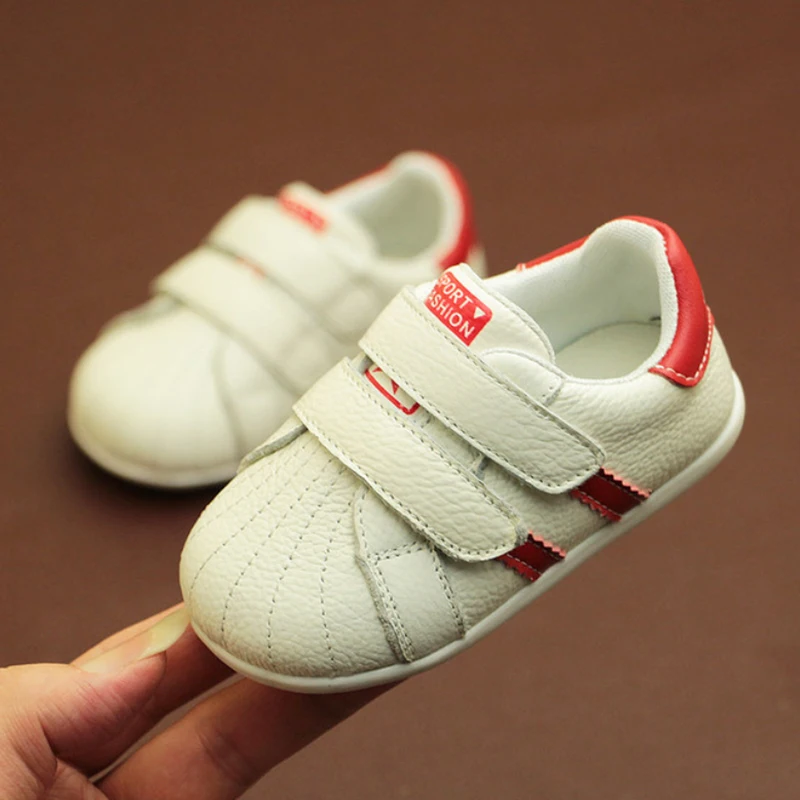 Fashion baby Genuine Cowhide leather toddler first walker soft soled baby girls shoes Newborn boys Sneakers for 0-18M