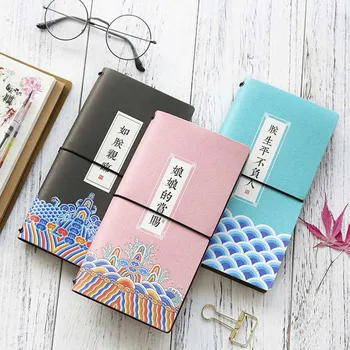 

Creative Antique Style Book Laptop Retro Notebook Wire-bound Notebook Tassels Palace Style Hand Account Book