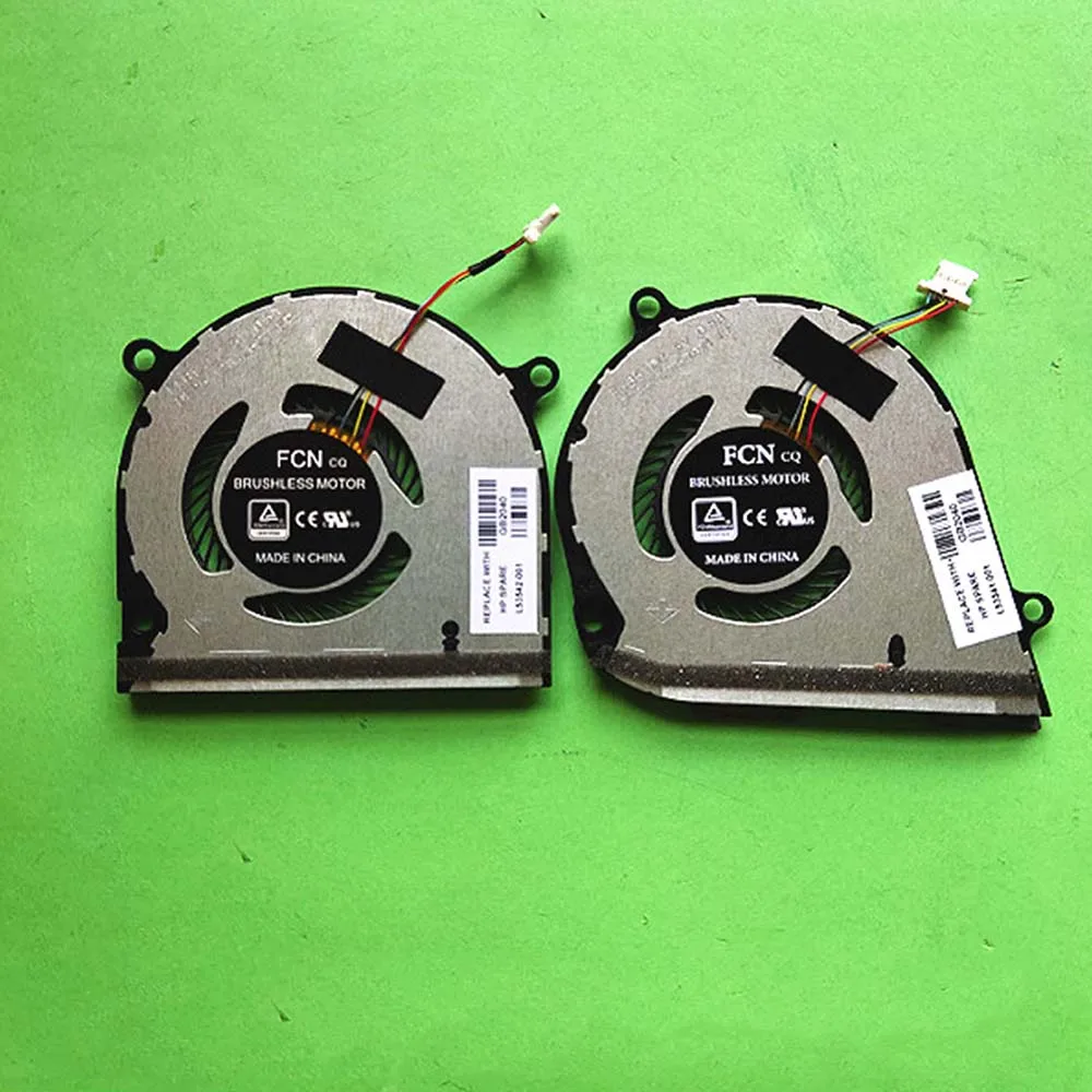 

o CPU/GPU Cooling Fan Graphics Card Cooler for HP 15-DS DR TPN-W142 W143 L53541-001 L53542-001 Laptop Repair Part