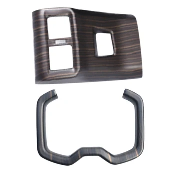 

1 pcs Cover Trim Rear Air Outlet Vent Panel Anti-Kick Panel & 1 pcs Car Water Cup Holder Cover Trim Cup Holder Cover