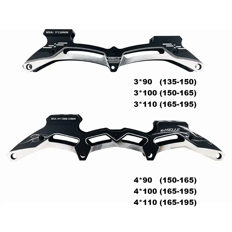 FLYKE NEUTRINO Speed Inline Skate Frames 3*100/110/125 wheels 125mm 4*