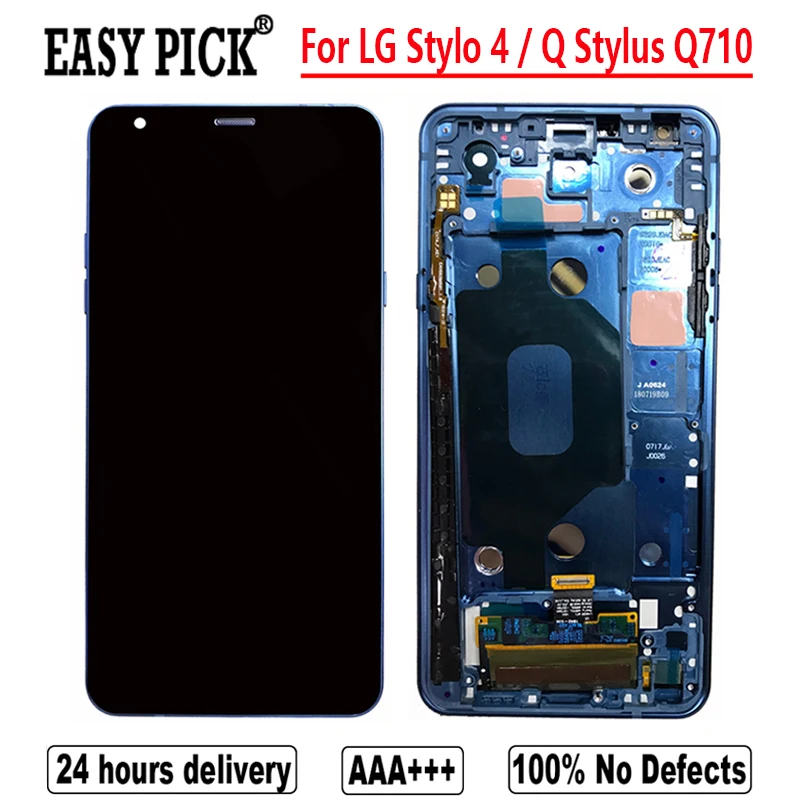 Для LG Stylo 4 / Q Stylus Q710 Q710CS Q710MS Q710ULS Q710ULM Q710TS ЖК-дисплей сенсорный экран дигитайзер для