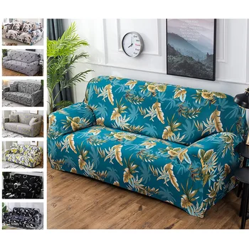

1/2/3/4 Seat Stretch Printed Sofa Cover Big Elasticity Couch Covers Loveseat Sofa Furniture Towel All Wrap Single Slipcovers