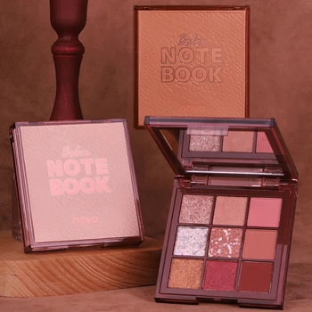 

NOVO Fashion eyeshadow palette 10Colors Matte EyeShadow naked palette Glitter eye shadow MakeUp Nude MakeUp set Korea Cosmetics