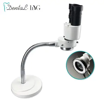 

5X/10X/15X/20X 60LED Light Dental Lab Monocular Denture processing microscope /Jade Ware Processing Microscope High Definition