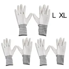 3 пары износостойких/износостойких защитных нитриловых резиновых рабочих перчаток для ремонта сада