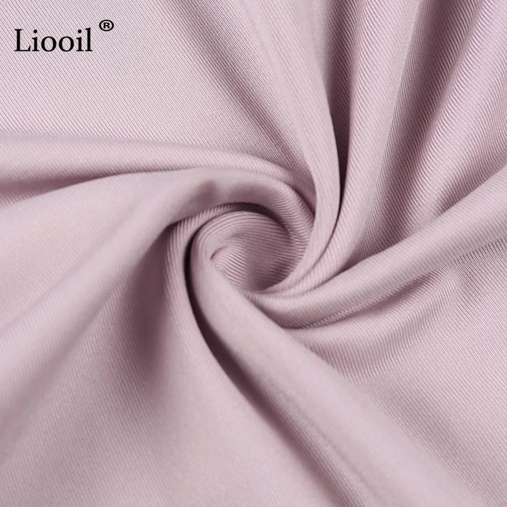 Liooil, сексуальные боди с открытыми плечами, обтягивающие боди, топы для женщин, Осень-зима, вечерние комбинезоны с длинным рукавом, женский комбинезон
