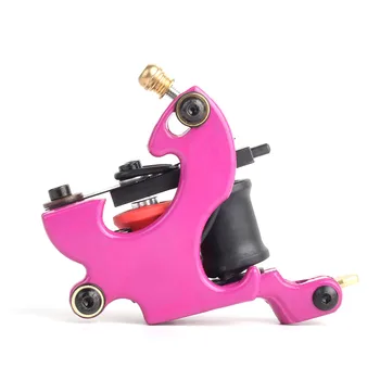 

Cuttlefish rose red casting Alloy tattoo machine High Quality coil Tattoo Machine for liner Shader Body Art Gun Makeup Tool