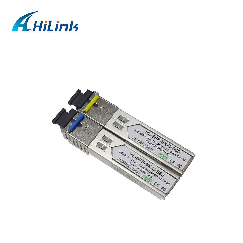 Бесплатная доставка! HL SFP BX D/U S60 1 25G BiDi волоконно оптический приемопередатчик sfp 25g