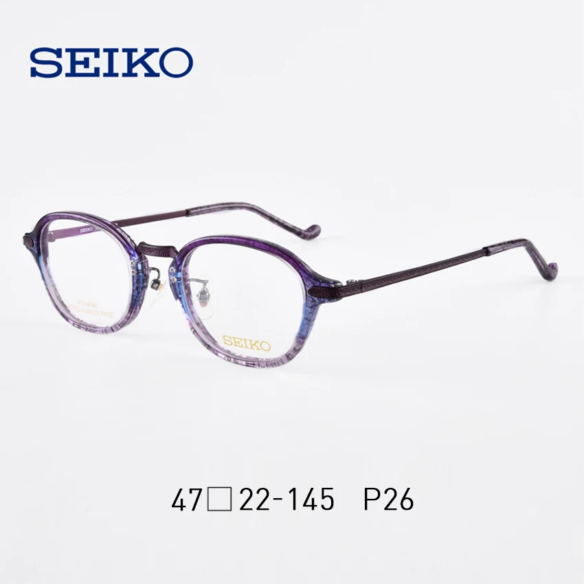 SEIKO титановые очки оправа для очков женские дизайнерские оптические прозрачные линзы оправа маленькие женские очки по рецепту HC3019