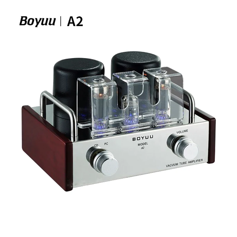 Boyuu A2 EL84 ламповый усилитель HIFI 12AX7 маленький настольный домашний | Электроника