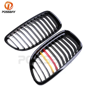 

POSSBAY Front Bumper Grilles for BMW 3-Series E90 320xd/323i/325d Sedan 2008-2011 Facelift German Flap Type Car Hood Grill