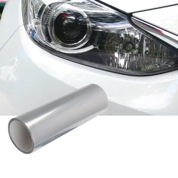 

1Pc 30*100cm Gloss Lights Black Smoke PVC Film Tint Headlight Taillight Wrap Cover Lamp Cover Film Car Stickers Accessories