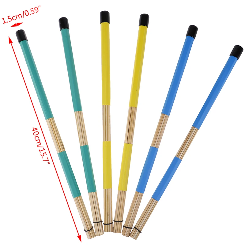 2 шт. 40 см кленовый, деревянный стержень Rute Jazz Drum Sticks Ударные Палочки ударные инструменты аксессуары для барабанного набора