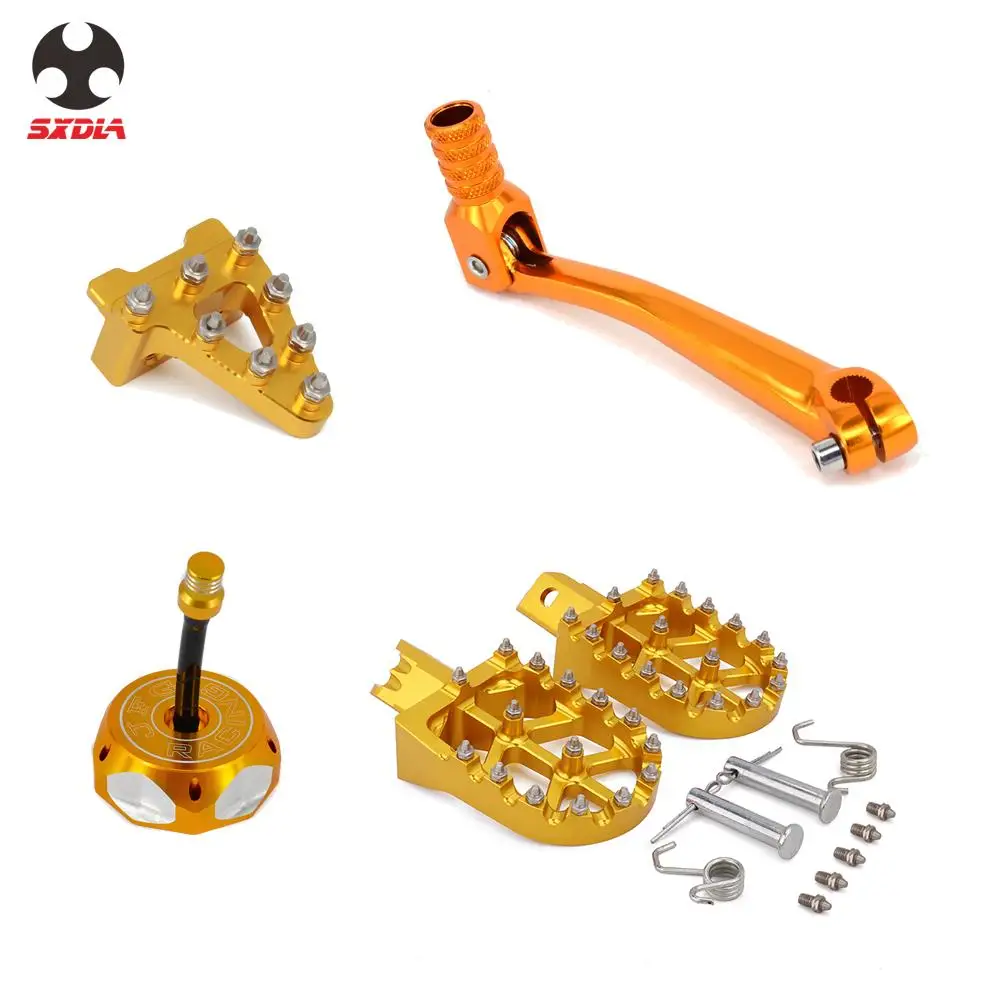 Foot Peg Rests Footpeg Brake Pedal Step Tip Shifter Shift Lever Gas Fuel Tank Cap Cover For HONDA CRF50 XR50 KAYO SDG SSR Xmotor