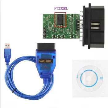 

FT232RL VAG USB Cable VAG USB Interface OBD2/OBDII Diagnostic Scan OBD Cable For VAG Series