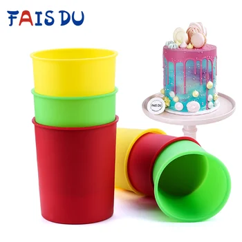 

Small Tall Cake Mold Non-stick Reusable Silicone Baking Mold Tall Round Cake Molds for Double Barrel Cake Tools