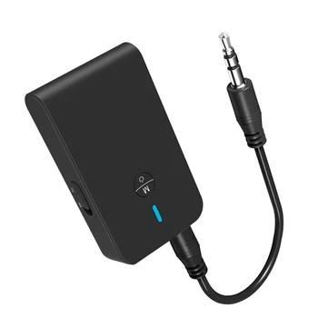 

Bluetooth 5.0 Receiver Transmitter 2 in 1 Bluetooth Dongle Wireless Adapter 3.5mm AUX Jack Music Stereo for Car Kit TV PC