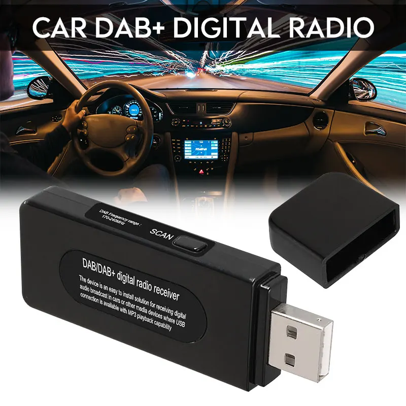 Vehemo RDS функция анти-выцветание автомобиля DAB+ цифровой радио FM тюнер DAB/DAB+ цифровой автомобильный Радио Универсальный адаптер DAB динамик
