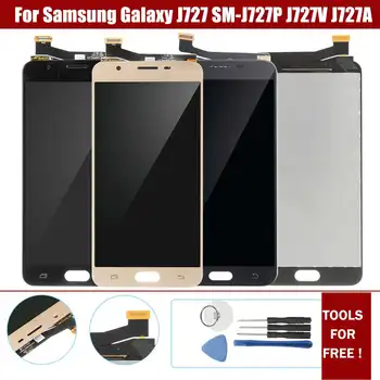 

Full Assembly LCD Display+Touch Screen Digitizer Replacement With Repair Tools For Samsung for Galaxy J7 2017