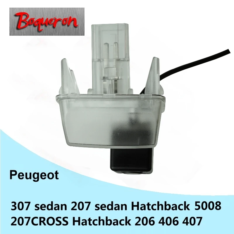 Камера заднего вида HD CCD для Peugeot 307 207 306 207CROSS 206 406 407 5008 камера ночного видения