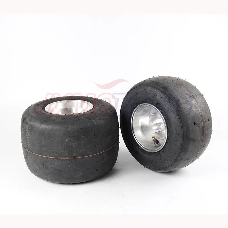 KARTING wheel tire front wheel 10x4.50-5 rear 11x7.10-5 with 5 inch aluminium alloy hub for GO KART ATV UTV Buggy