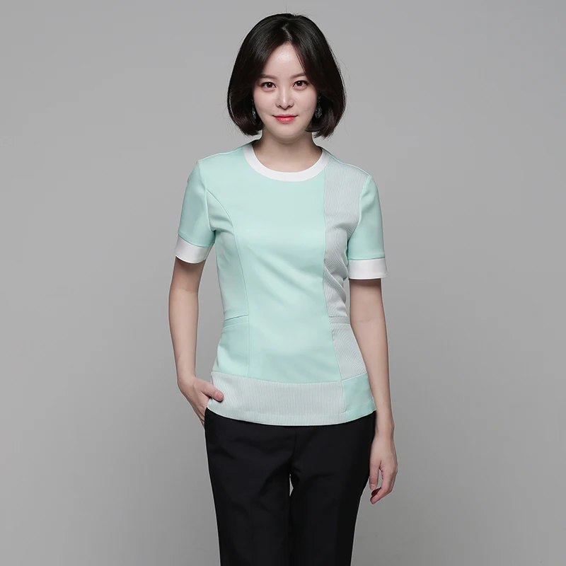 Корейская версия из Пластик больница Nurses'clothes с длинным рукавом Для женщин Красота салон рабочая одежда техников Одежда дентальное рабочее