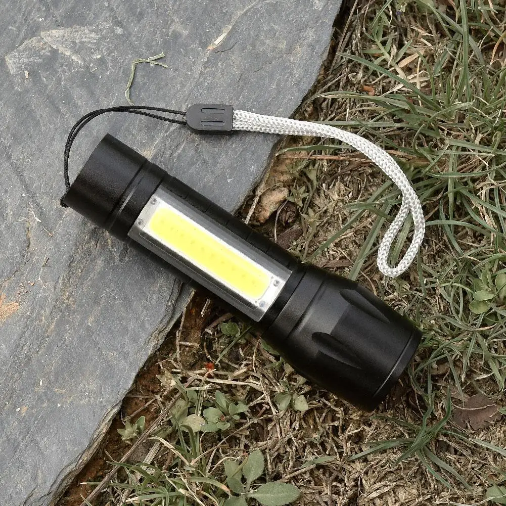 Yunmai 1000LM + COB светодиодный фонарик Встроенный Батарея 3 режима карманный зажим