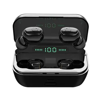 

Mobile Phone Automatic Pairing Wireless Charging Bin With Charging Treasure Transmitter Headset Car Sports Wireless Headset