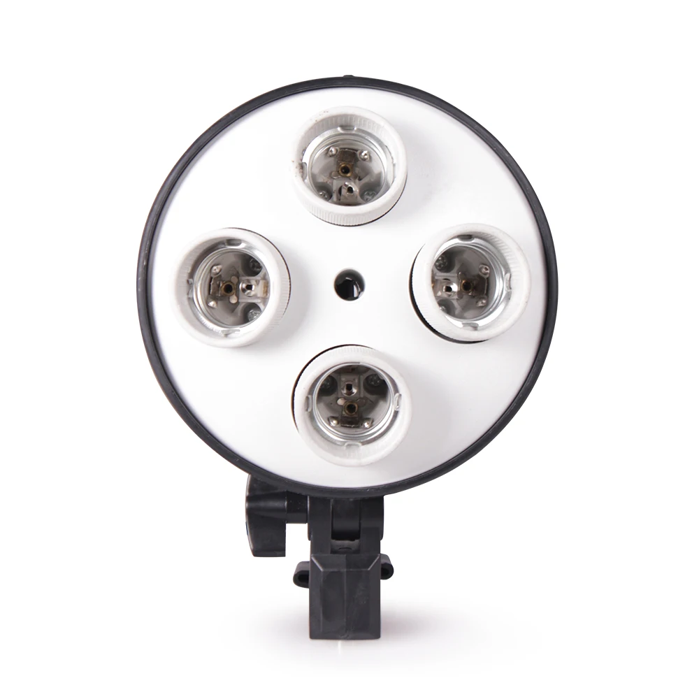 

Photography Studio E27 Four Socket Lamp Holder Saving Light Bulb Holder Photo Studio Accessories