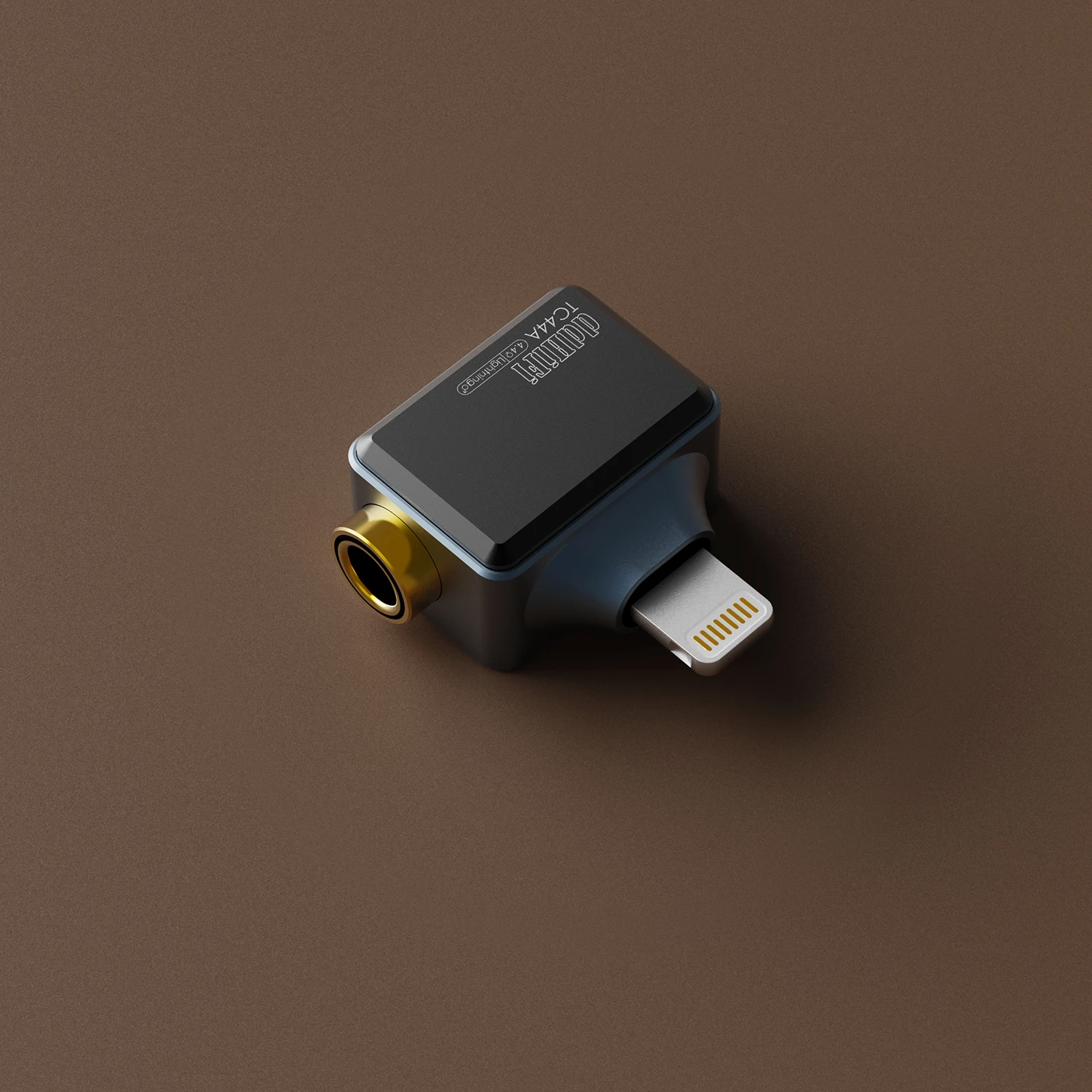 DD ddHiFi TC44A Light-ning to 4.4mm, Compact Adapter, T-Shaped Light-ning OTG Plug, Native DSD256 and 32-bit 384kHz PCM Decoding