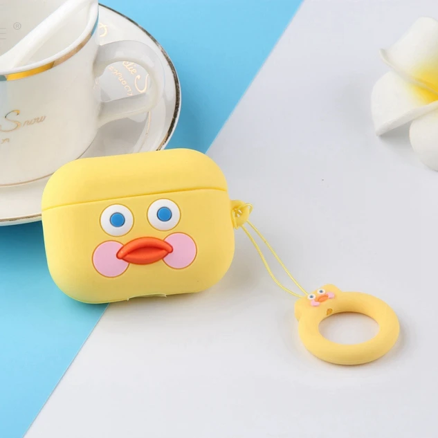 1321G1 3D чехол для наушников для Airpods Pro Чехол Силиконовый поросенок Мультяшные наушники/Earpods чехол для Apple Air pods Pro 3 чехол Брелок - Цвет: 1321G1