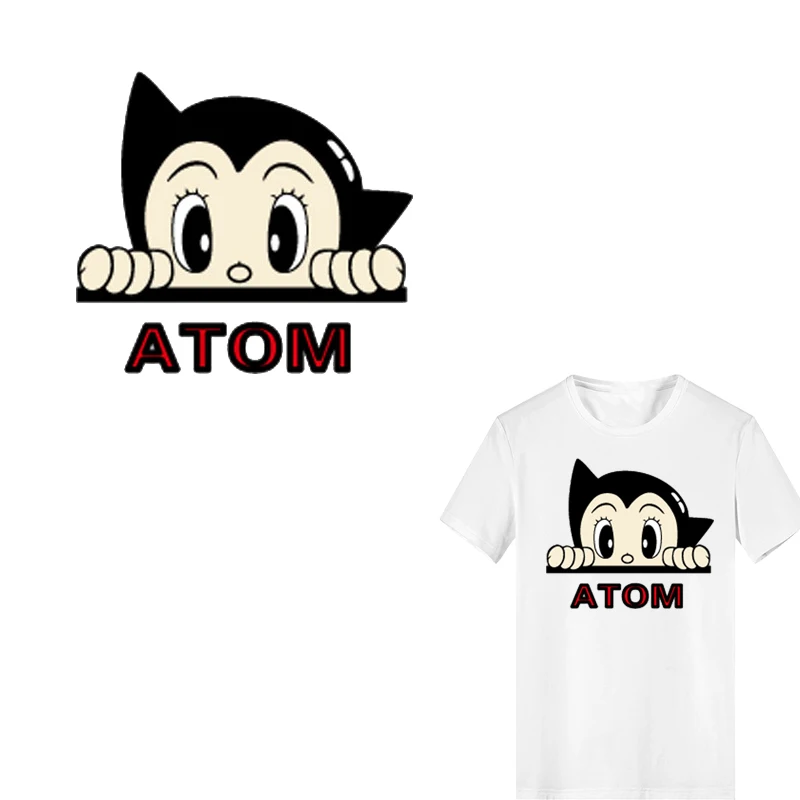 

Iron on Anime Astro Boy Patches for Clothing Applique Heat Transfer Vinyl Stickers Stripes Appliques on Clothes Thermal Press