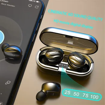 

XG13 Wireless Headphones TWS Bluetooth 5.0 Wireless Earphones 6D Charging Box With Microphone Sport Waterproof Headsets Earbuds