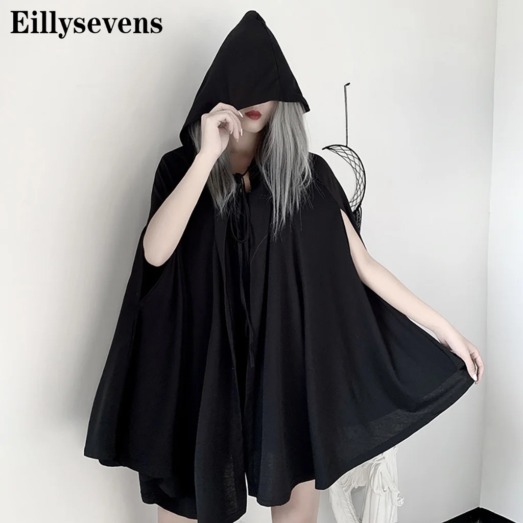 sleeveless hooded cloak