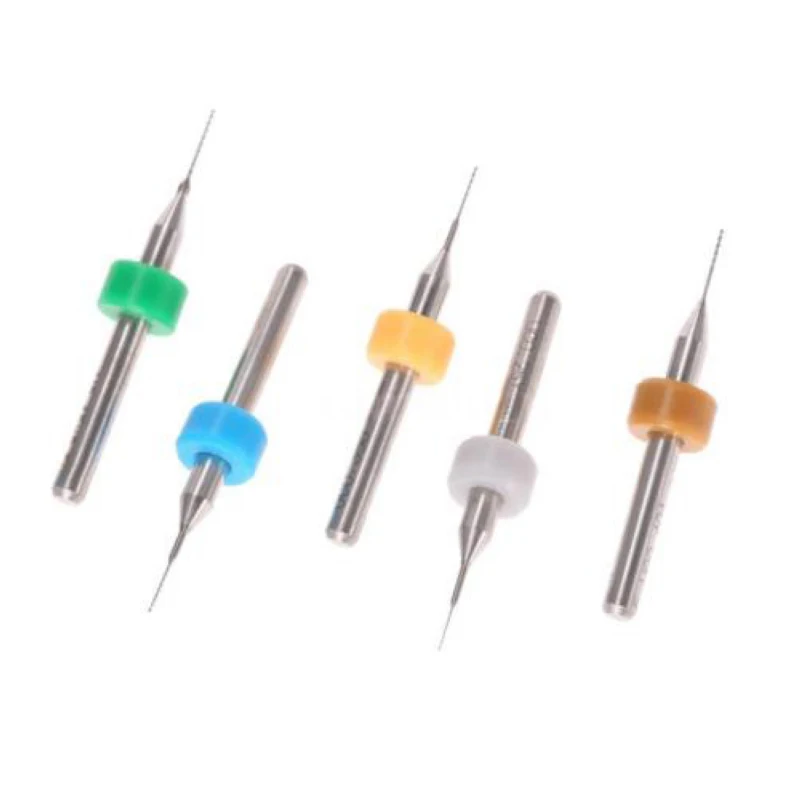 DWZ 50Pcs/Set Tungsten Steel HSS Carbide Micro PCB Drill Bits 0.25mm to 0.45mm Q1I0