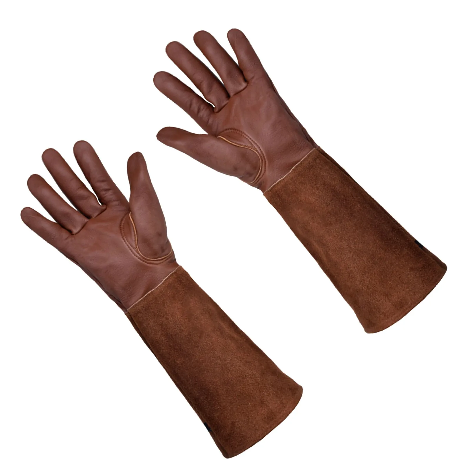 Goatskin Leather Gardening M Rose Pruning Thorn Proof Gloves For Men and Women 