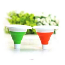 1 шт Силиконовая гелевая Складная стильная Воронка для кухни Cozinha кухонные инструменты Аксессуары Гаджеты