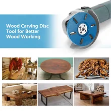

Wood Carving Disc Hole 3&6 Tooth Woodworking Turbine Tea Packing Root Carving Excavating Tool Flat Knife Grinding Milling Cutter