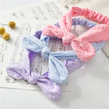 Детские аксессуары для волос Детская резинка для волос Южная Корея кролик Ушастый детский бант для девочек детские резинки для волос головной убор