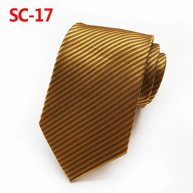Necktie Высокое качество, Мужской Жаккардовый тканый полосатый Свадебный костюм, праздничная вечеринка, узкий галстук на шею, аксессуар 8 см, Шелковый деловой галстук, галстук - Цвет: Necktie
