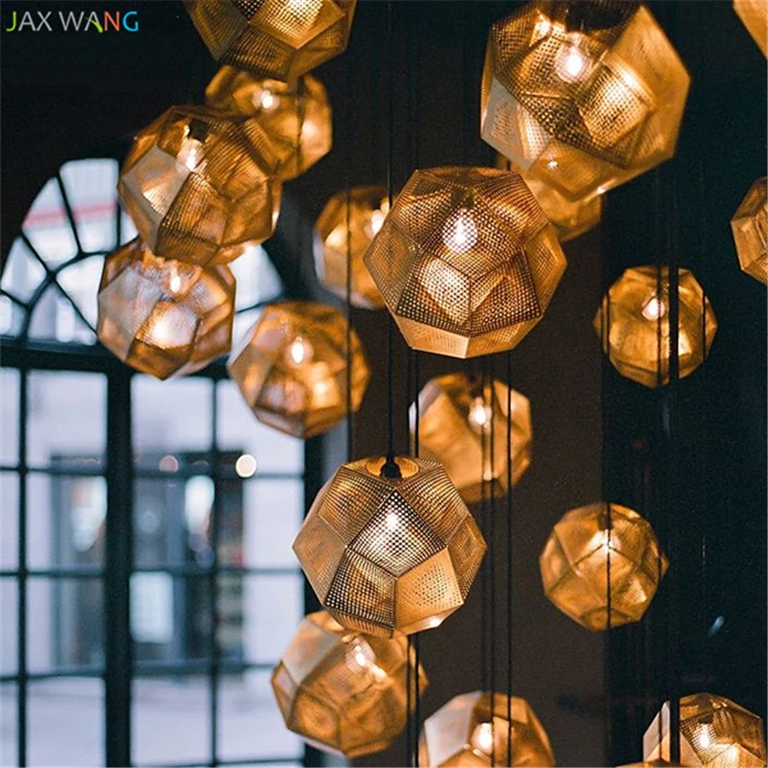 

Nordic Retro Geometry Box Bric Diamonds Dixon Pendant Lights Living Room Lamp Balcony Dining Room Hanger Lamp Deco Light Fixture