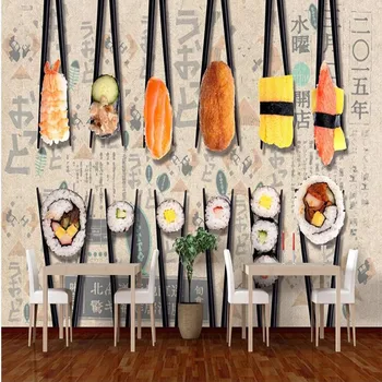 

Milofei manufacturers custom Japanese sushi bedroom living room background wallpaper mural