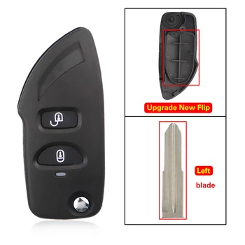 KeyforkessUpgrade 2B custodia a conchiglia con chiave a vibrazione remota per Hyundai Elantra Santa Atos Trajet Fe Eagle Terracan Fit Kia Carens - YIQIXIN Upgrade 2B custodia a conchiglia con chiave a vibrazione remota per Hyundai Elantra Santa