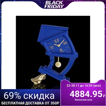 

Desktop clock "pendulum on the leg" Blue