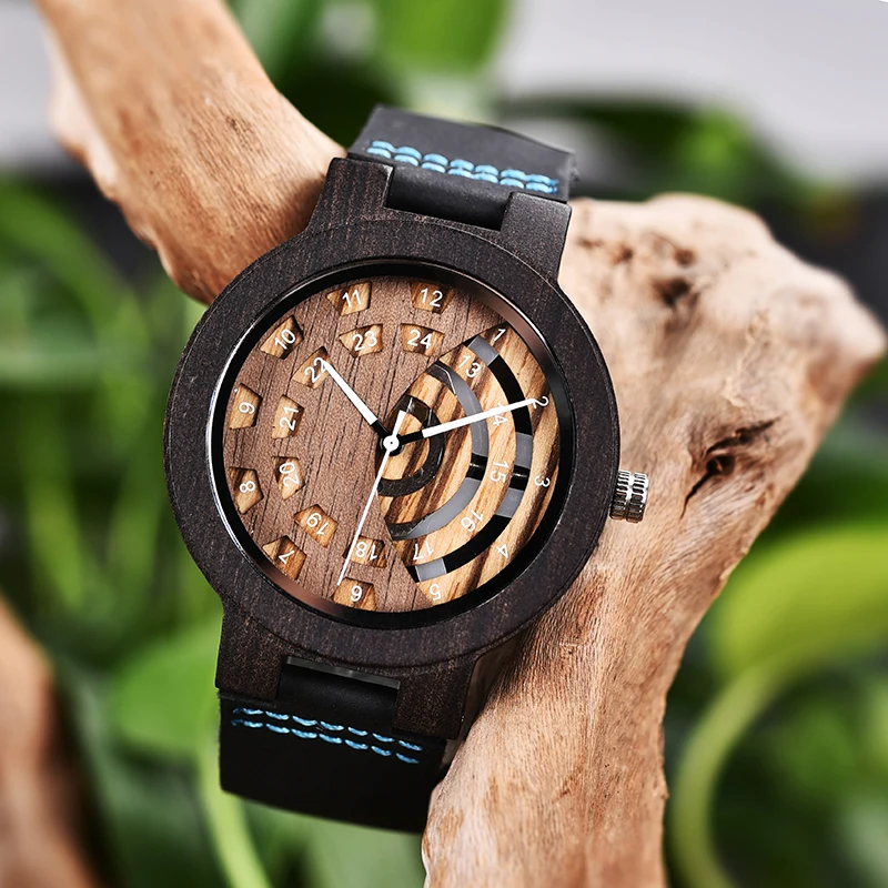 BOBO BIRD Wooden Watch Men Unique Design High Quality Quartz