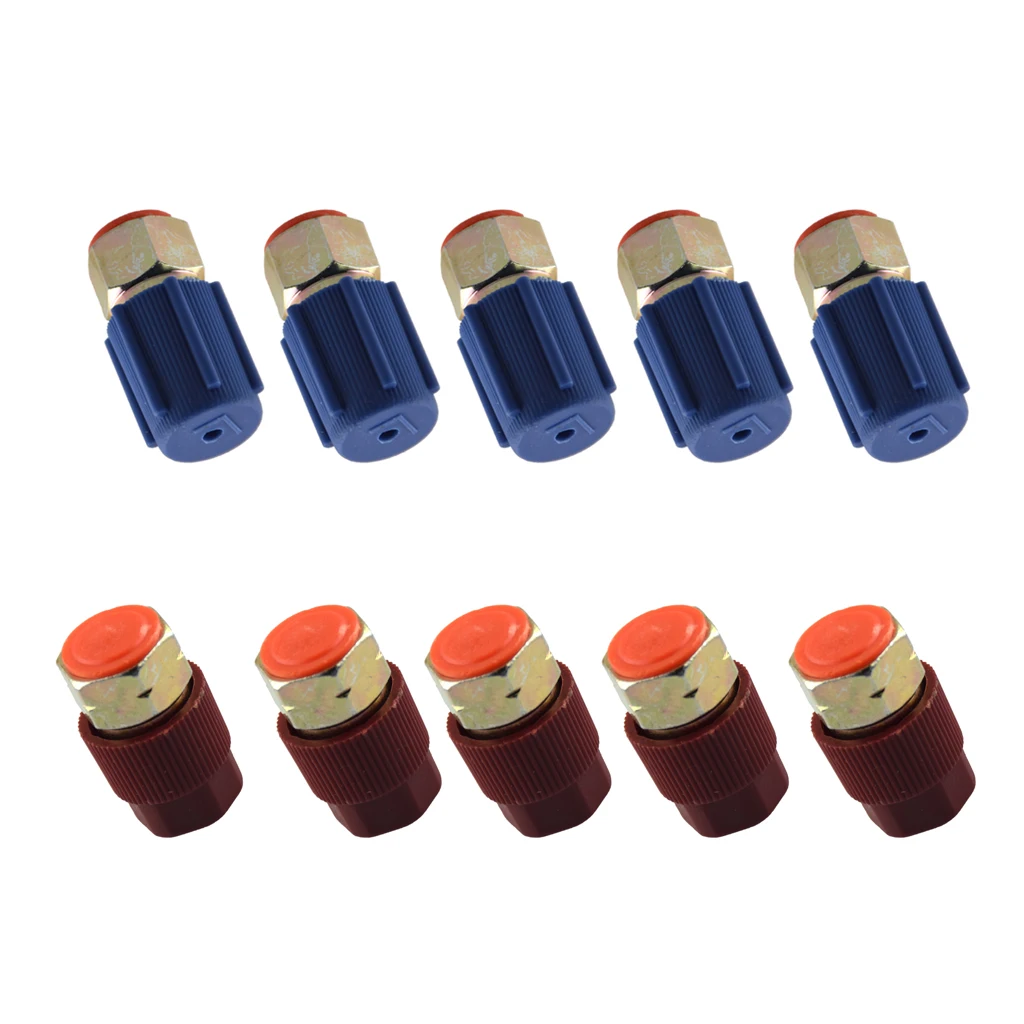 10 Piece AC Charging High Low Adapter Retrofit R12 To R134a Quick Disconnect