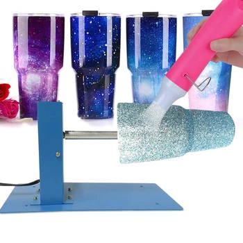 

Creative Bubble Buster Tool Sets for Epoxy Glitter Tumblers Bubble Remover Tool with Heat Gun Brushes Measuring Cup US Standard